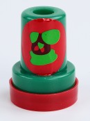 Mini Christmas Themed Self-Inking Red Stampers - 5 Pack