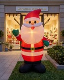 1.2m Cute Greeting Santa | LED Outdoor Inflatable