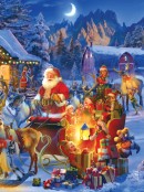 Winter Wonderland North Pole Scene Christmas Jigsaw Puzzle - 1000 pieces