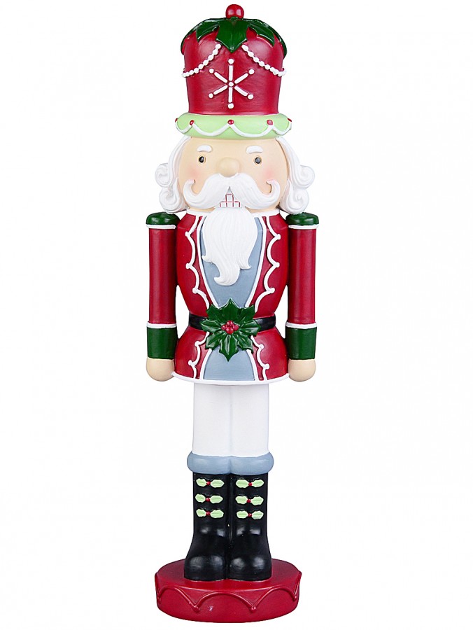 27cm Traditional Aristocrat Look Nutcracker Soldier Resin Figurine