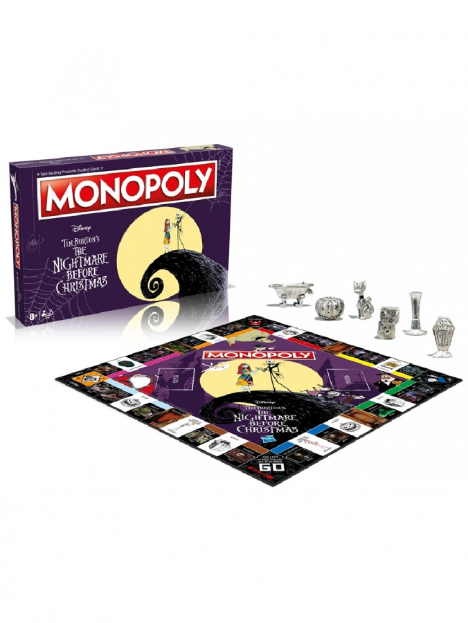 Monopoly: Tim Burton's The Nightmare Before Christmas Edition - 2 to 6 Players