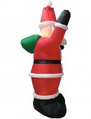 Giant Santa Holding Christmas Sack Illuminated Christmas Inflatable Display - 3m