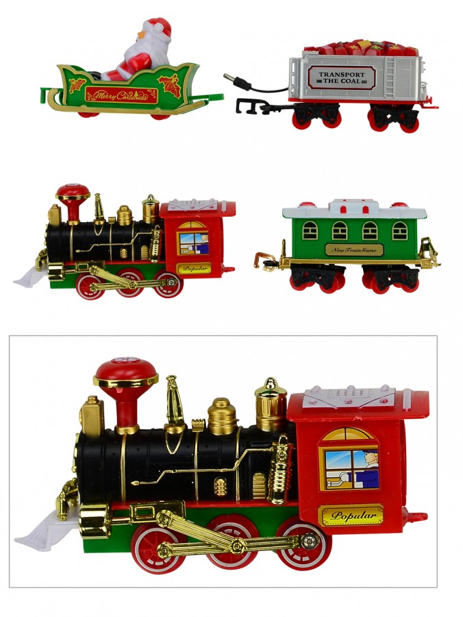Christmas Train In Your Christmas Tree Train Set 4 Piece Set