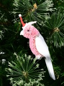 Galah Australian Native Wildlife Christmas Hanging Decoration - 14cm