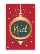 Traditional Design With Foil Highlights Christmas Greeting Cards - 10 x 175mm