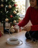 10m White Sansai Indoor Extension Cord | Extra Long Heavy Duty Power Lead