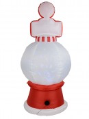 Snowman Candy Dispenser With Disco Lights Christmas Inflatable Display - 2.4m