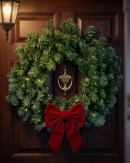 58cm Balsam Fir Evergreen Christmas Wreath | High Density 200 Tips