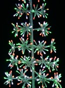 Multi Colour LED Twinkle Christmas Tree Starburst Branches Light Display - 1.2m