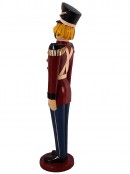 Nutcracker Tin Soldier Resin Life Size Christmas Decoration Ornament - 1.7m