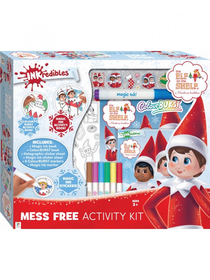 INKredibles Mess-Free The Elf On A Shelf Christmas Activity Set