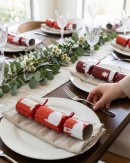 50x Town Scene With Santa Pattern Christmas Bon Bons (Crackers) | 30cm