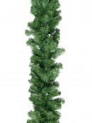 Balsam Pine Needle Christmas Garland With 240 Tips - 2.7m