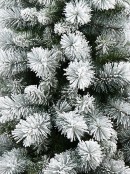 1.8m Bavarian Heavily Flocked Dual Tip Christmas Tree | 497 Spruce & Fir Tips