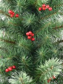 1.2m Juniper Dual Tip Cashmere Sapling Tree With Red Berries | 161 Tips