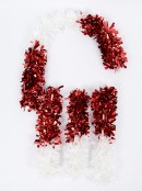 Red & White Stripe Tinsel Candy Cane Stick Christmas Display Decoration - 1.1m