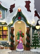 30cm Home For Christmas Animated & Musical LED Village Scene