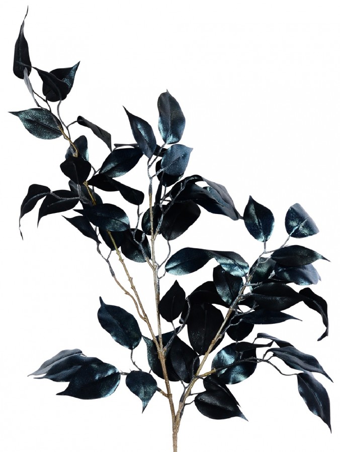 Blue Gum Tree Leaf Look With Opalescent Effect Christmas Spray Stem - 1m
