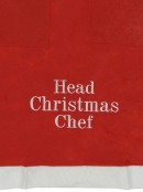Felt Santa Face Christmas Chef BBQ Christmas Apron - 1 size fits most