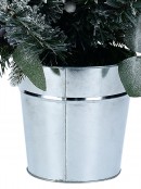 Frosty Winter Potted Foliage Bouquet Christmas Tree With 70 Tips - 66cm