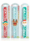 Assorted Cute Santa, Elf & Reindeer Christmas Snap Wristband