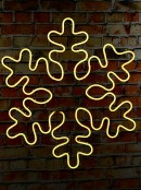 58cm Snowflake Outdoor Christmas Warm White Neon LED Display