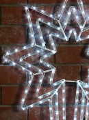 North Star Cool White LED Rope Light Silhouette - 1.2m