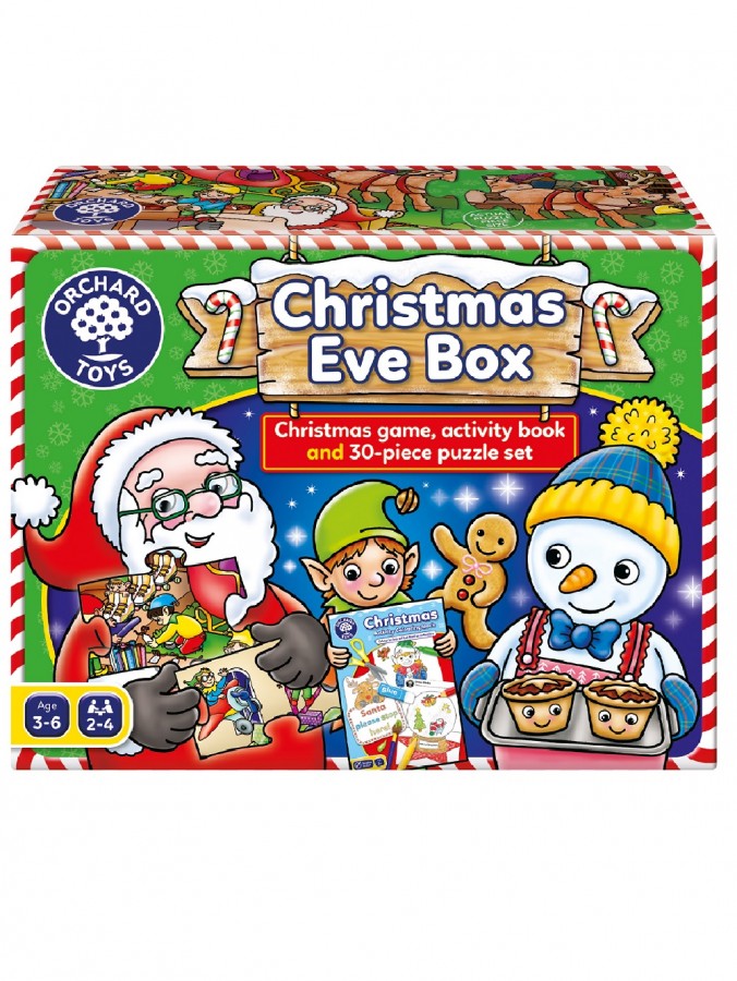 Orchard Toys Christmas Eve Box With Game, Colouring Book & 30 Piece Puzzle