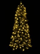 1.8m Ponoka Flocked Dual Colour LED Christmas Tree | 550 Tips & 250 Lights