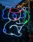 85cm Koala Holding Gum Leaf Outdoor Christmas LED Rope Light Display