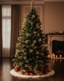 1.8m Dawn Dew Artificial Christmas Tree | 616 Tips & 43 Pine Cones