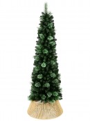 65cm Natural Vertical Weave Paper Rope Christmas Tree Collar