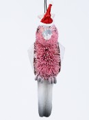 Galah Australian Native Wildlife Christmas Hanging Decoration - 14cm