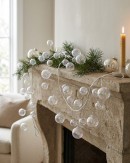 1.8m Iridescent Soap Bubble Christmas Vine Garland | 36 Baubles