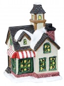 Christmas LED Battery Village Scene With Townsfolk Figurines - 24 Piece Set