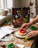 Kids Christmas Baking & Cookie Cutter Kit With 48-Page Recipe Book | 11 Pieces