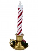Whimsical Nordic LED Candy Cane Candle Tabletop Ornament | 23cm