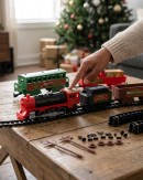 54 Piece Holiday Express Train Set With Headlight & Musical Station