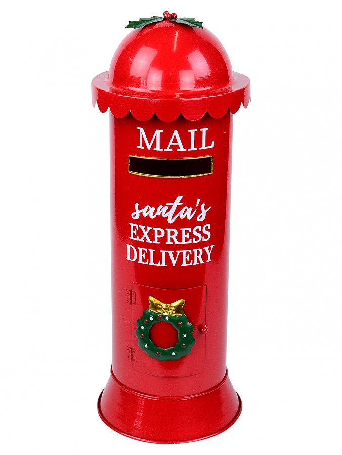 Nostalgic Santa Express Delivery Metal Letterbox Ornament | 52cm