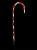 4 Large LED Candy Cane Pathway Stakes - 3m