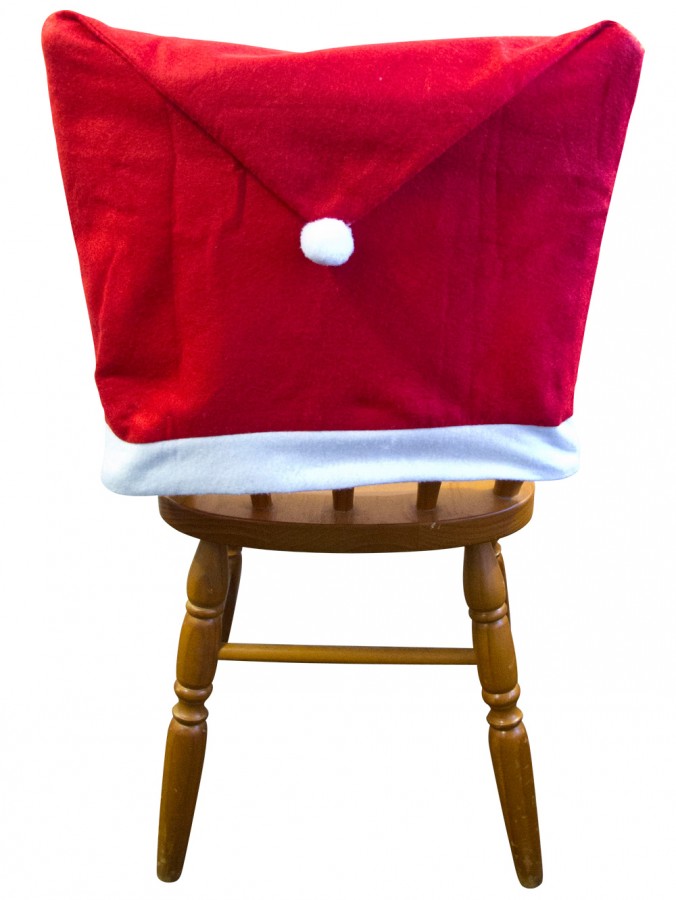 Santa Hat Chair Covers - 4 pack