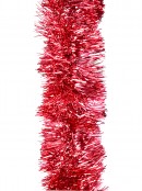 5m Red Metallic Fir Needle 8ply 15cm Tinsel Garland