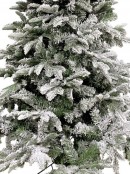 Perisher Snow Moderately Flocked Green Christmas Tree With 764 Tips - 1.8m