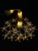 80 Warm White LED Star Icicle Net Light - up to 1.6m