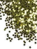 Shiny Gold Star Shape Decorative Christmas Confetti - 40g