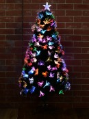 Vivid Multi Colour Dynamic LED Fibre Optic Christmas Tree With 185 Tips - 1.5m