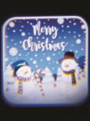 Christmas Torch Projector With 24 Christmas Themed Images On Slot Reels