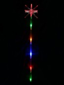 Multi Colour LED 3D Starburst Solar Path Lights - 5 x 47cm