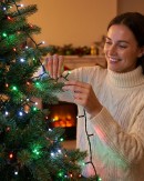 1000 Multi Christmas Colour LED String Fairy Lights 8 Function With Timer | 50m