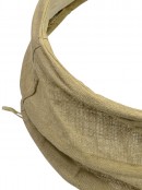 Pop Up Natural Hessian Look Conical Shape Christmas Tree Skirt - 68cm